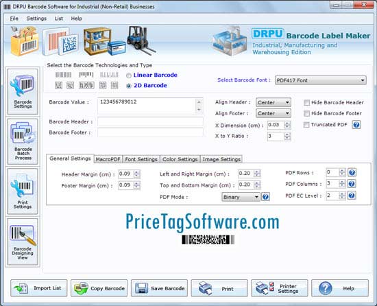 Warehousing Barcode Labels Software software