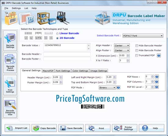 Warehousing Barcode Labels Software