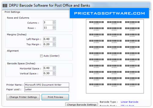 Postal Barcode Tool