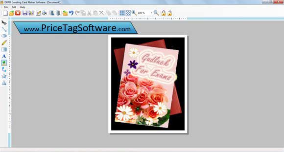 Screenshot of Greetings Card Designers
