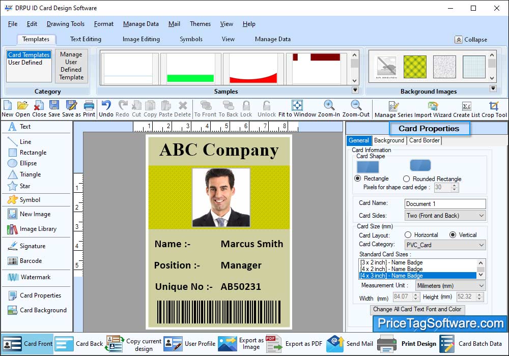 Card Front Design Card Front Design